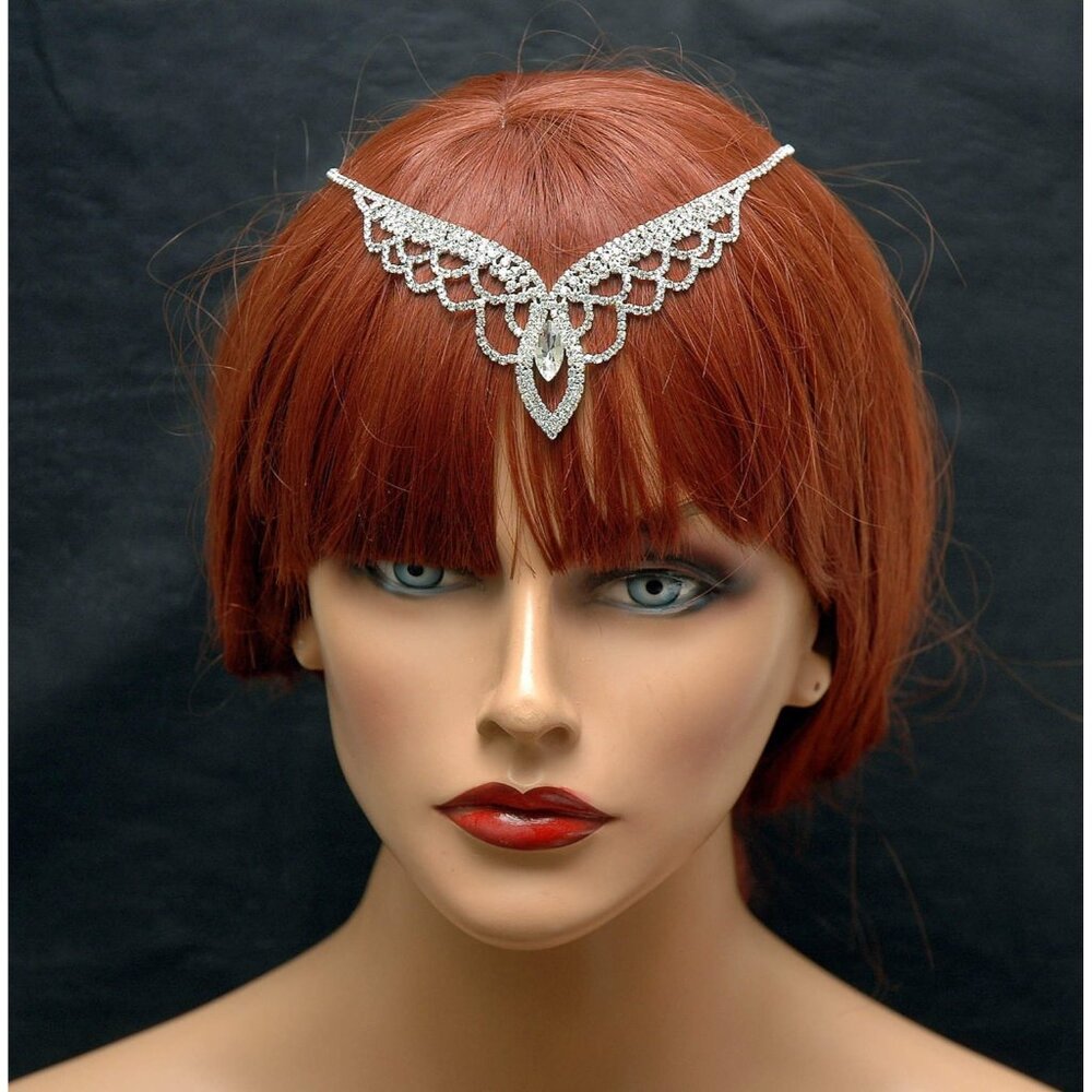 Rhinestone Wedding Bridal Headpiece - Picture 2 of 3
